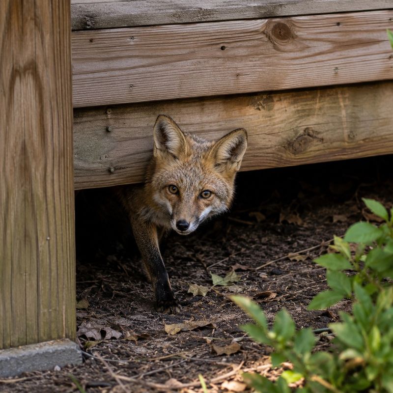 Food is not the only reason a fox may use a yard