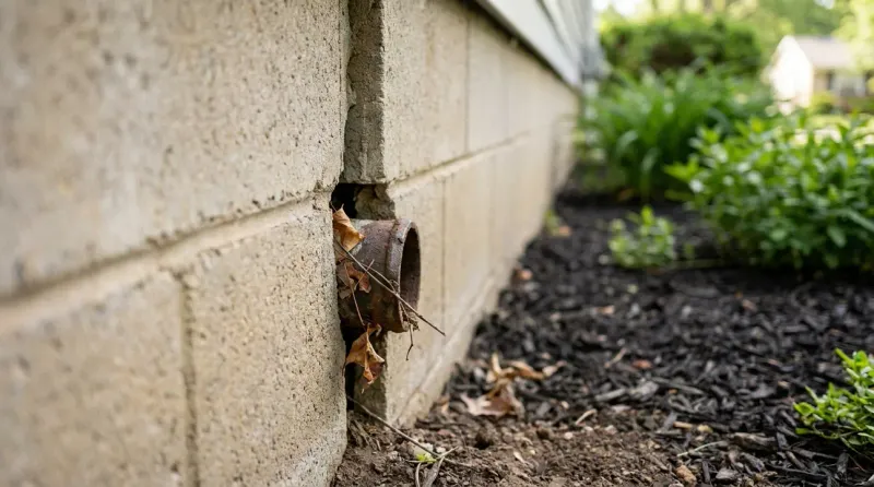 Foundation Cracks and Crawl Space Openings Foundation Cracks and Crawl Space Openings