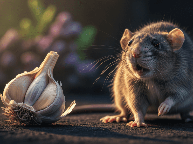 Fragrant plants are not a dependable rat barrier Fragrant plants are not a dependable rat barrier
