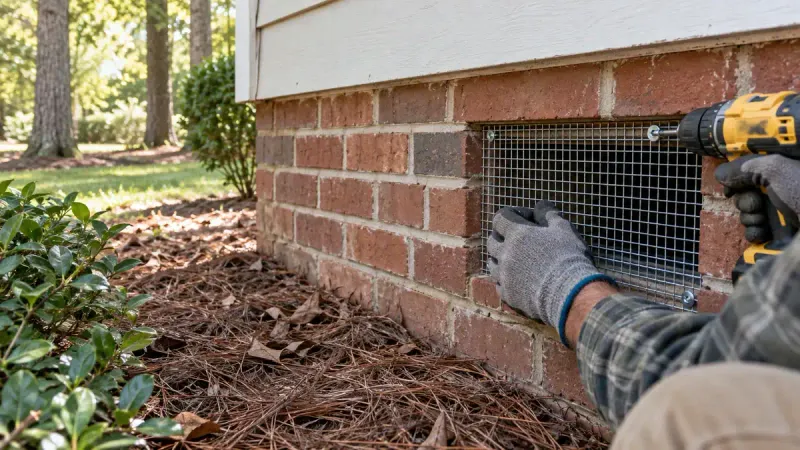 Gaps Around Foundations and Doors