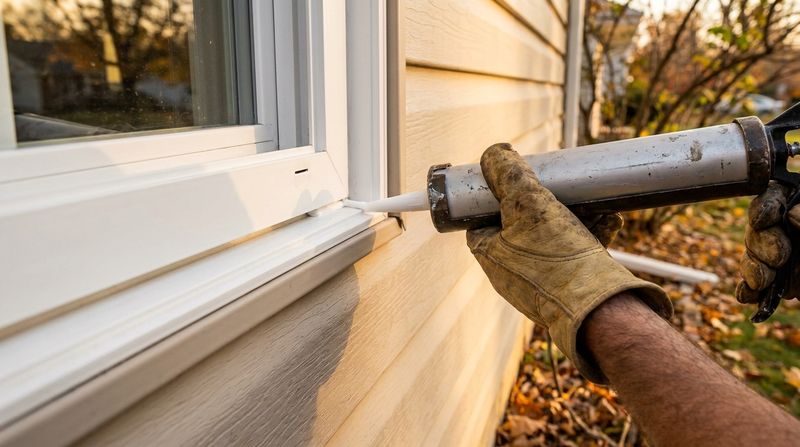 Gaps Around Windows and Siding