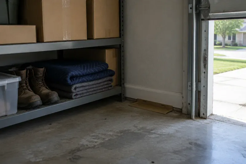 Garages, closets, and undisturbed storage