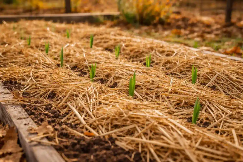 Garlic mulch guidance varies across the South Garlic mulch guidance varies across the South