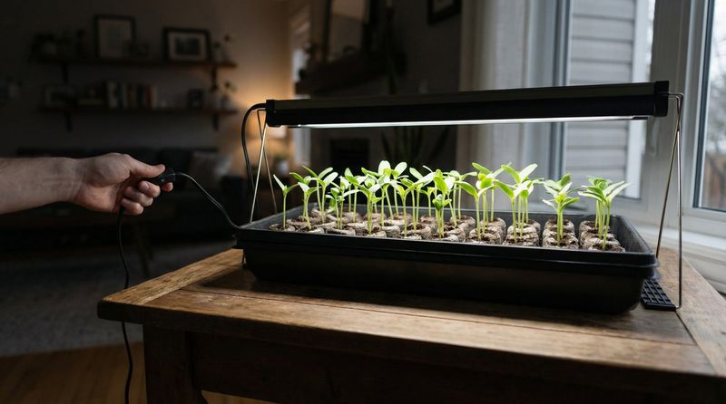 Give seedlings a daily stretch of light