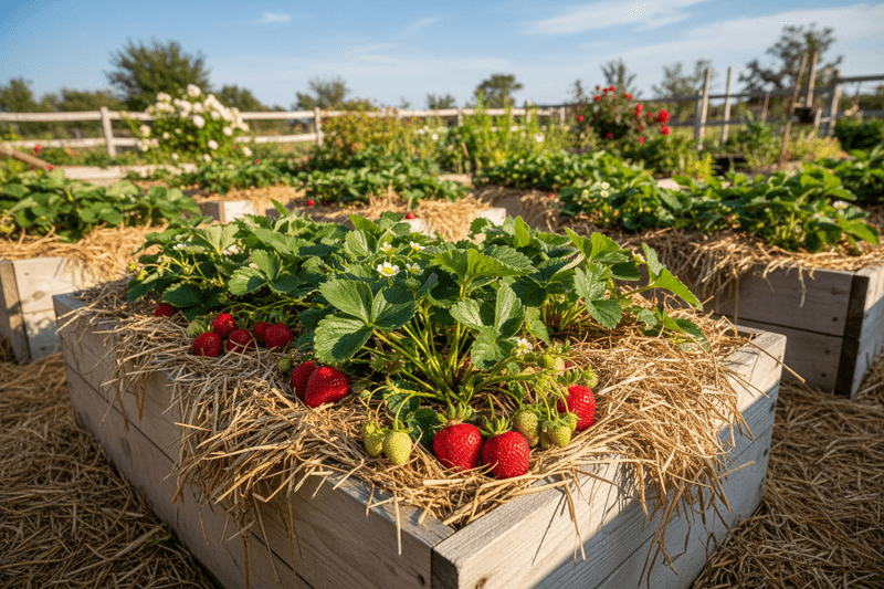 Give strawberry crowns a sunny, well-drained start