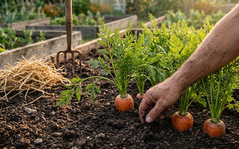 Harvest roots at size, before frozen soil stops the work