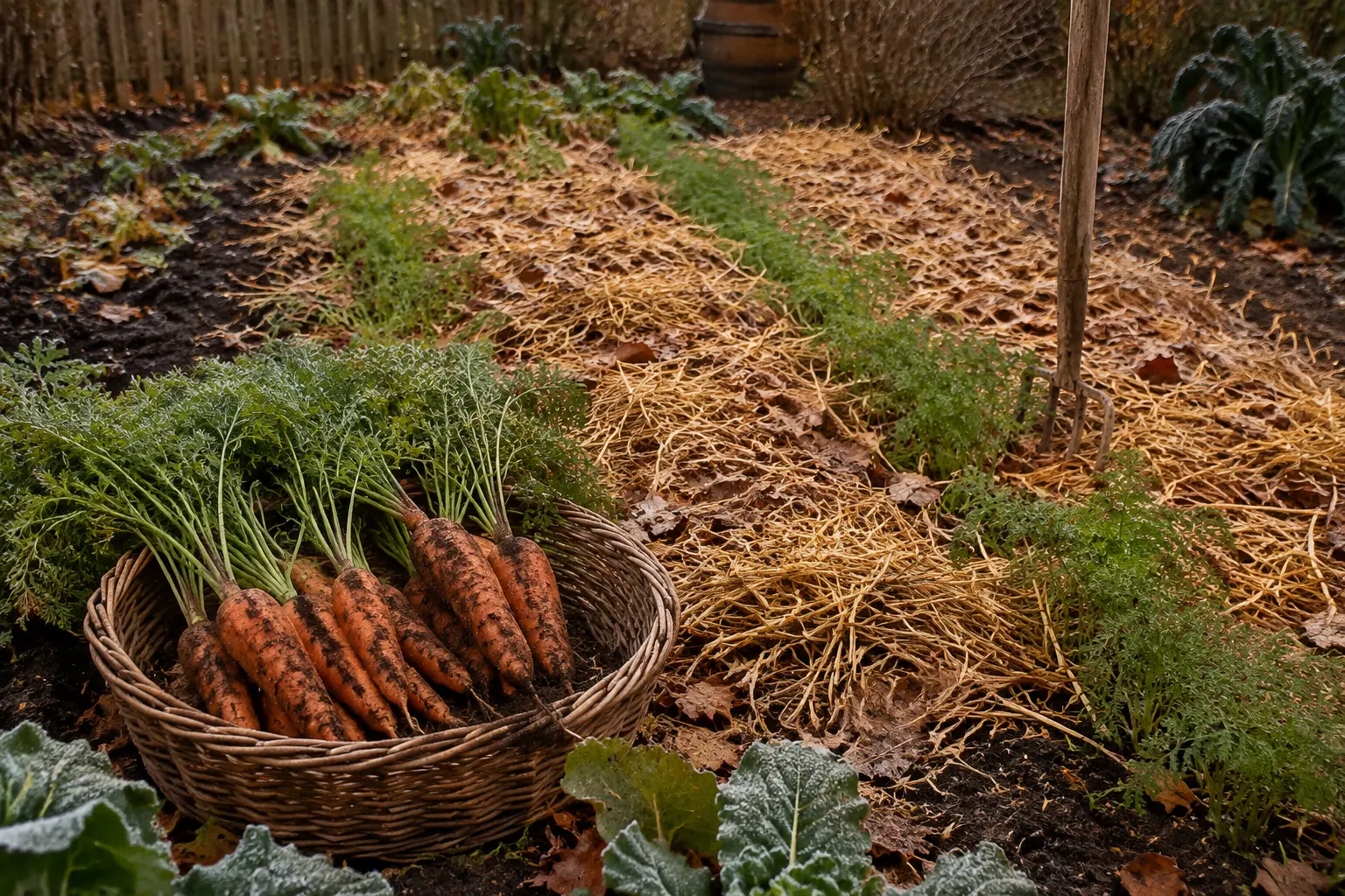 Harvest while the bed is workable Harvest while the bed is workable