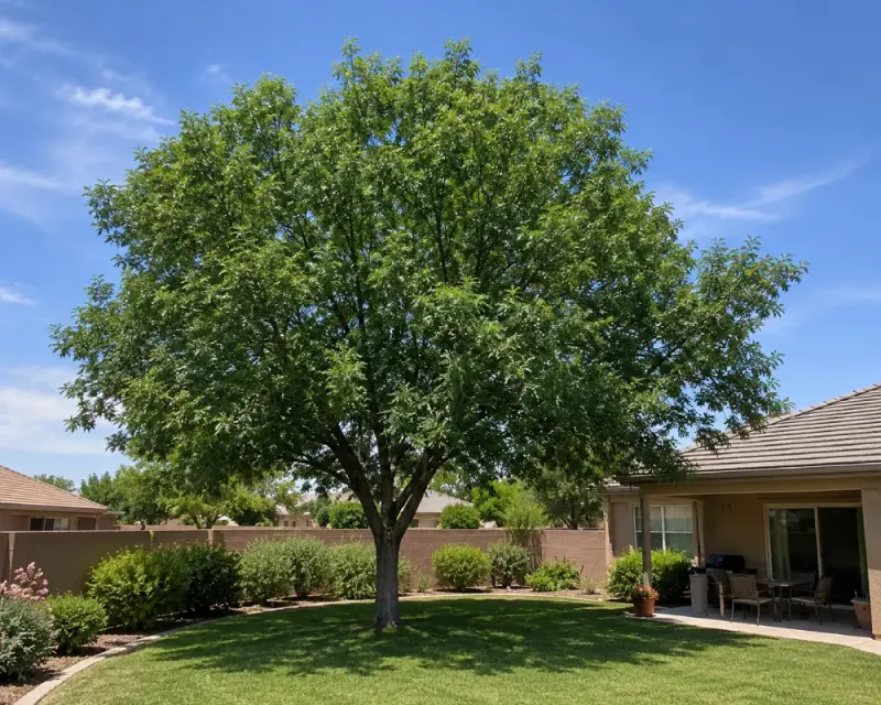 How a mature canopy can shade a house