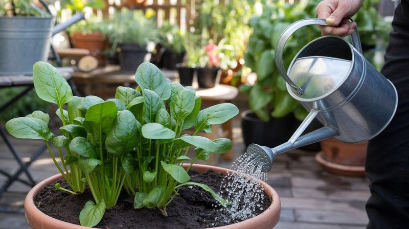 Keep the seedbed moist without leaving it saturated