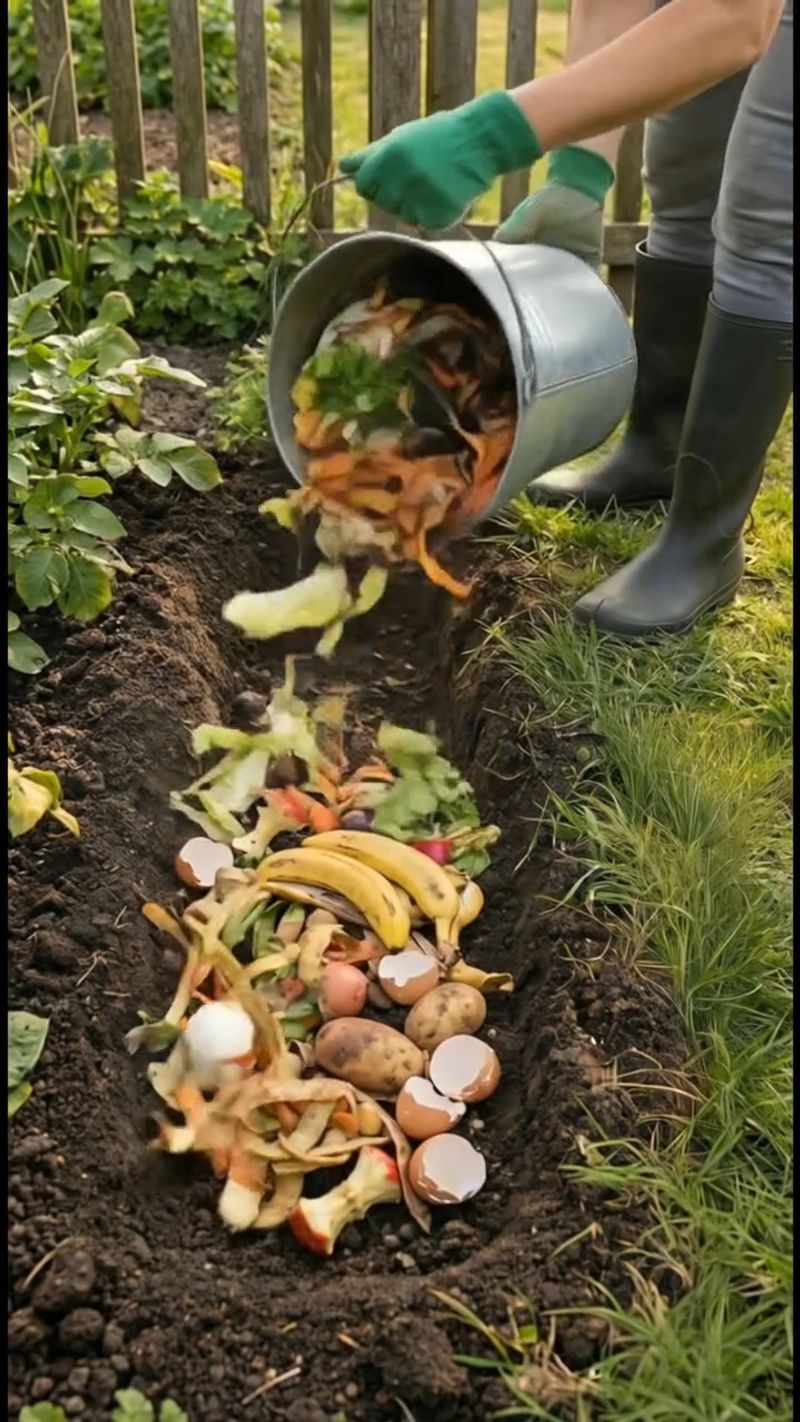 Kitchen Scraps Trench Kitchen Scraps Trench