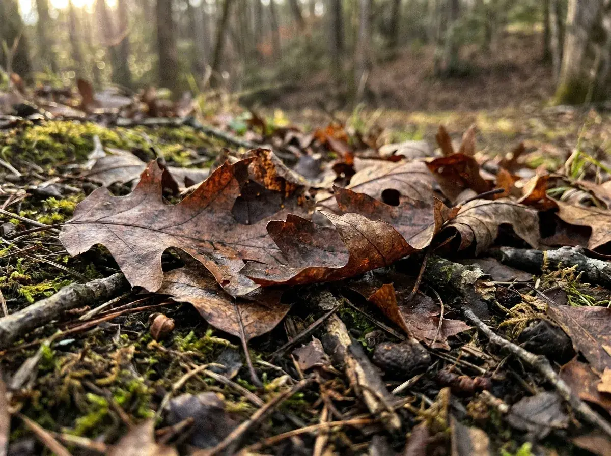 Letting Leaf Litter Pile Up Along the Edges
