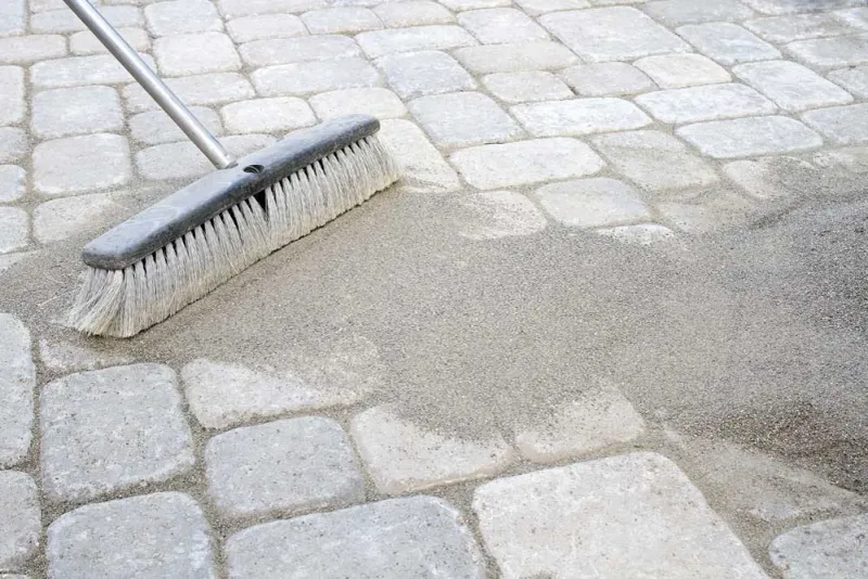 Maintain the joints to reduce opportunities for weeds