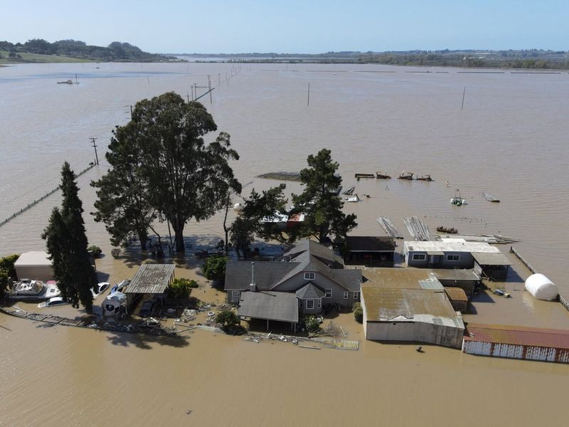 Major flooding differs from an ordinary winter storm Major flooding differs from an ordinary winter storm