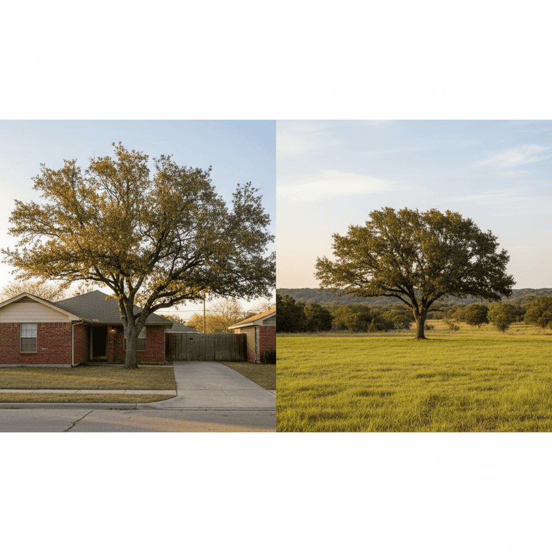 Match the tree to the planting site