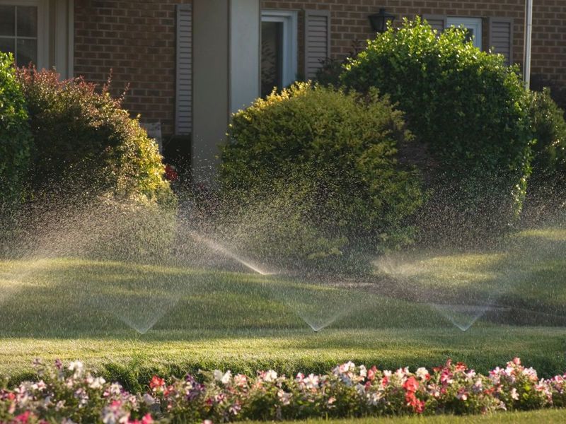 Morning watering gives soil more time to dry Morning watering gives soil more time to dry