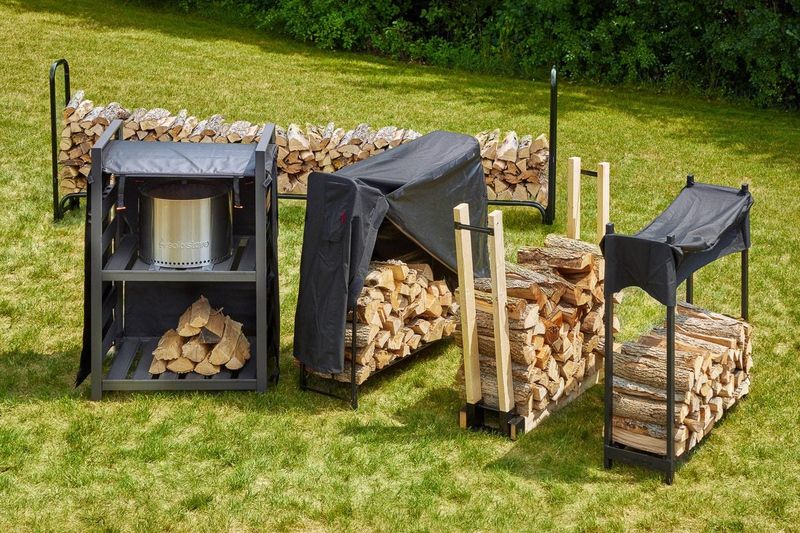 Move the stack away, and keep it tidy and raised