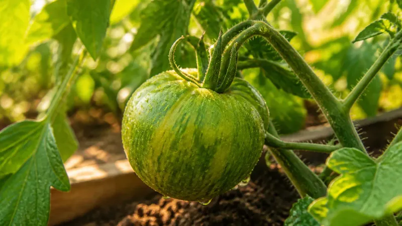 Not every green tomato is ready to ripen