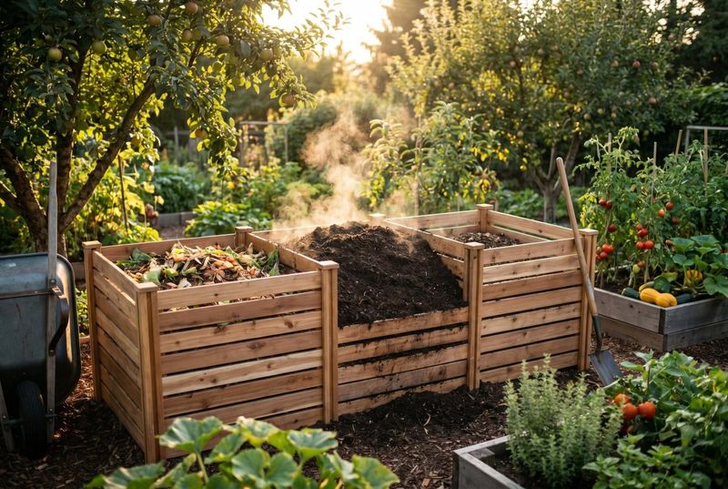 Open-Lid Trash and Compost Open-Lid Trash and Compost