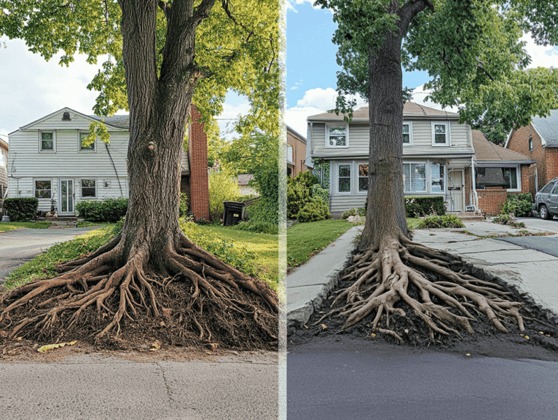 Plan for rooting room, not just canopy size Plan for rooting room, not just canopy size
