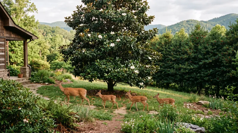 Planting a Deer Buffet Close to the Patio