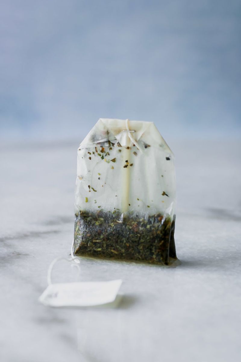 Produce Stickers and Tea Bags With Plastic Produce Stickers and Tea Bags With Plastic