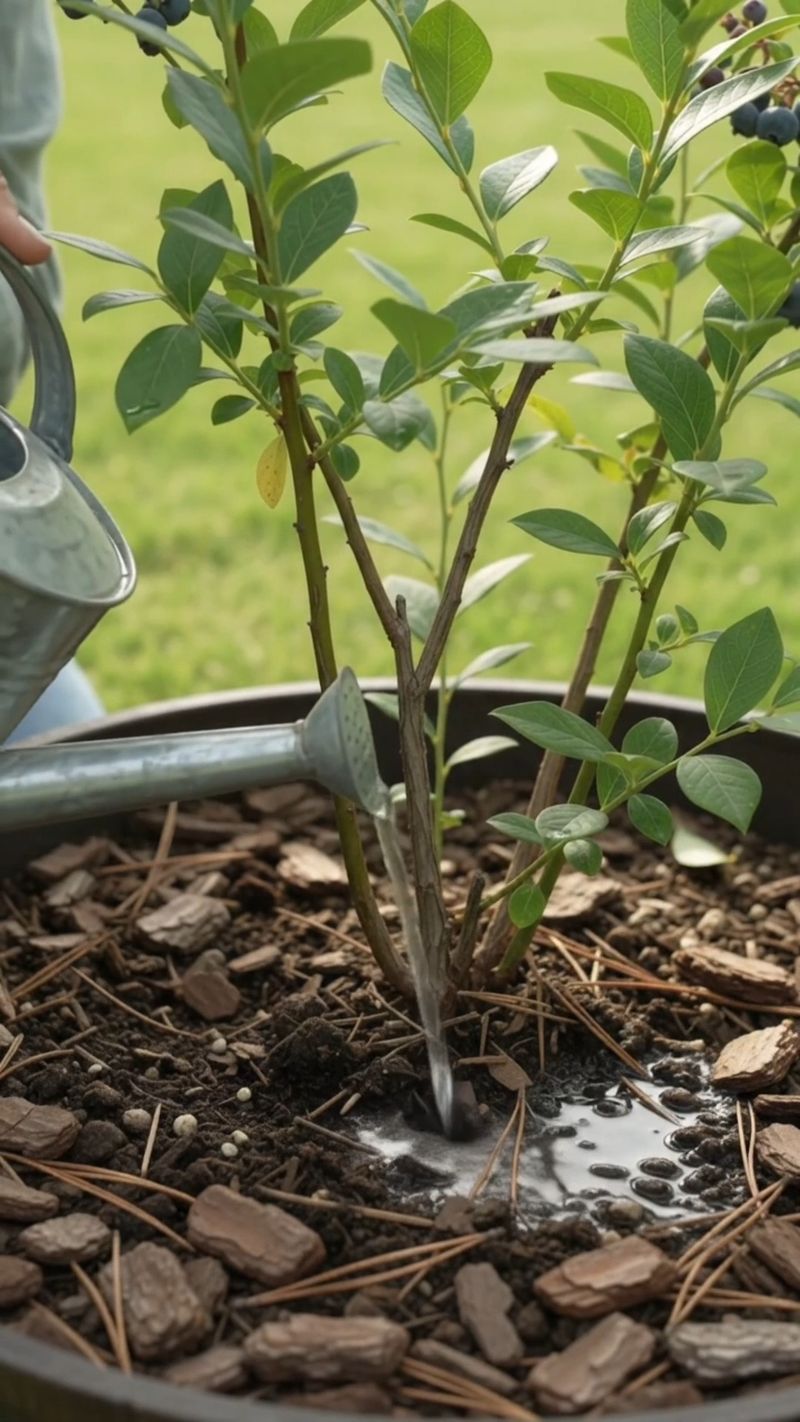 Protect foliage and keep the root zone evenly moist