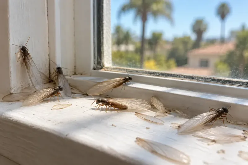 Rain can coincide with a subterranean termite mating flight Rain can coincide with a subterranean termite mating flight
