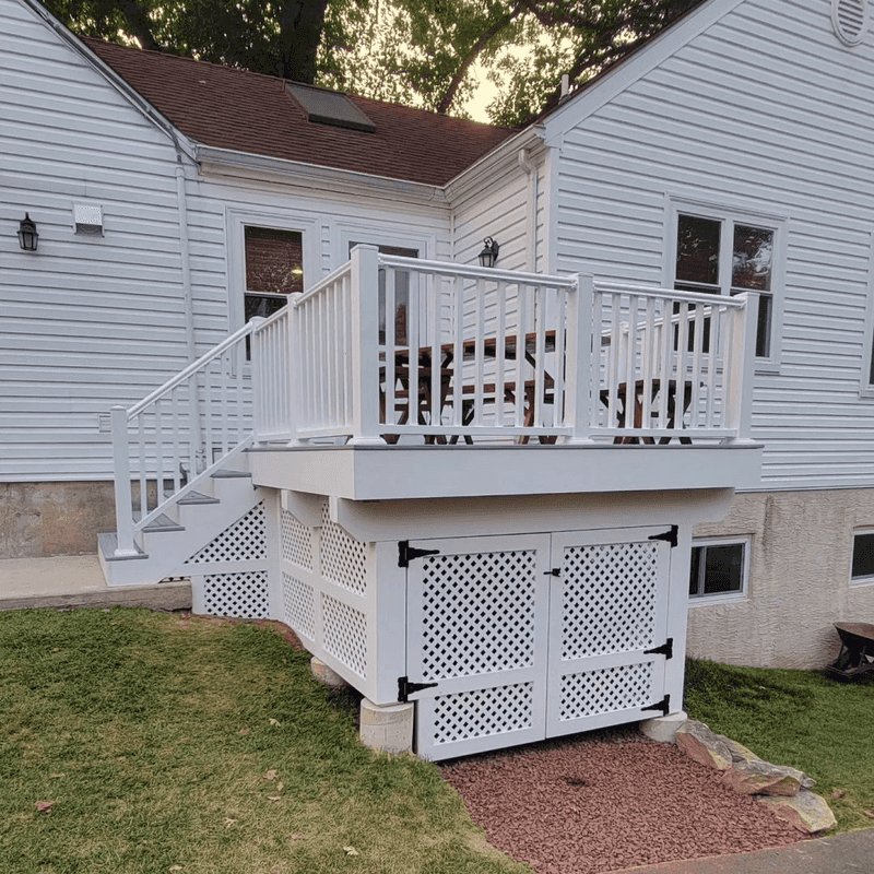 Remove accessible food and close sheltered access