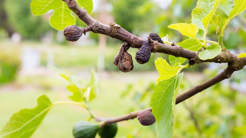 Remove spent fruit without cutting back the tree