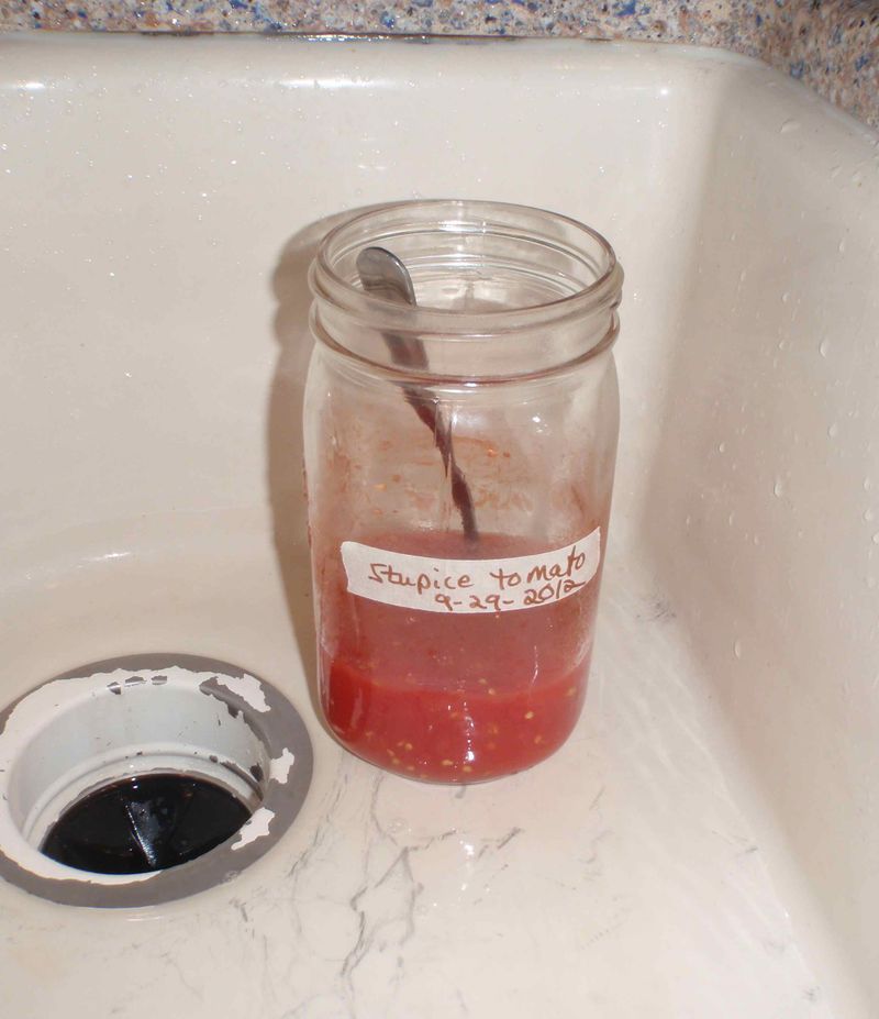 Remove the gel from tomato seeds