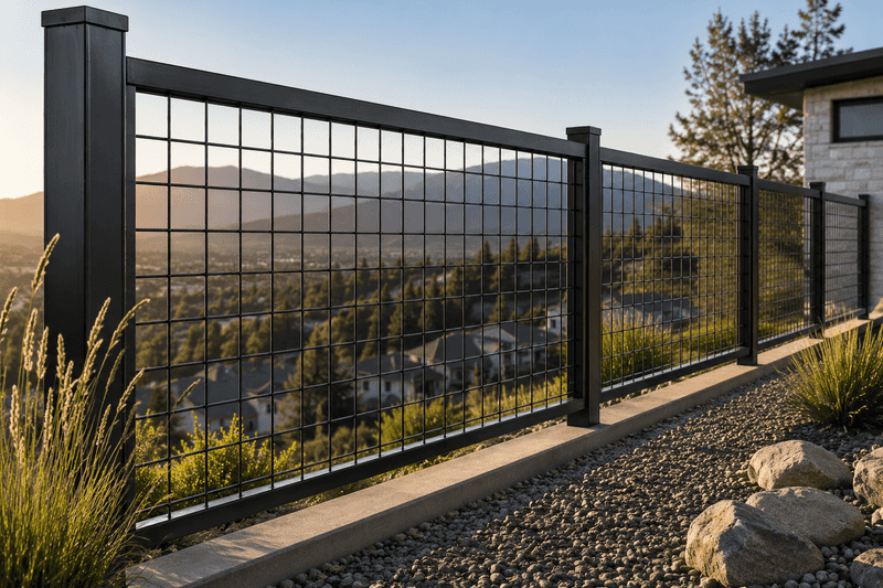 Replace the attached section with noncombustible fencing