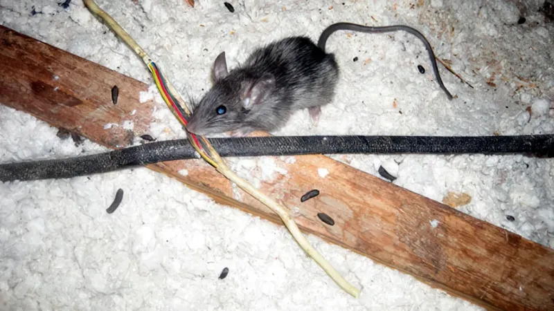 Rodent quiet is not a dependable clue Rodent quiet is not a dependable clue