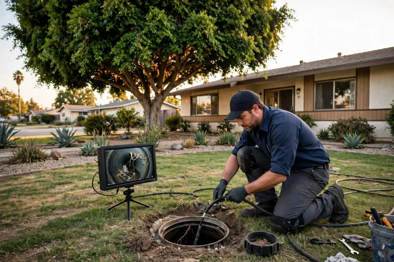 Roots in a sewer line do not prove what broke it Roots in a sewer line do not prove what broke it