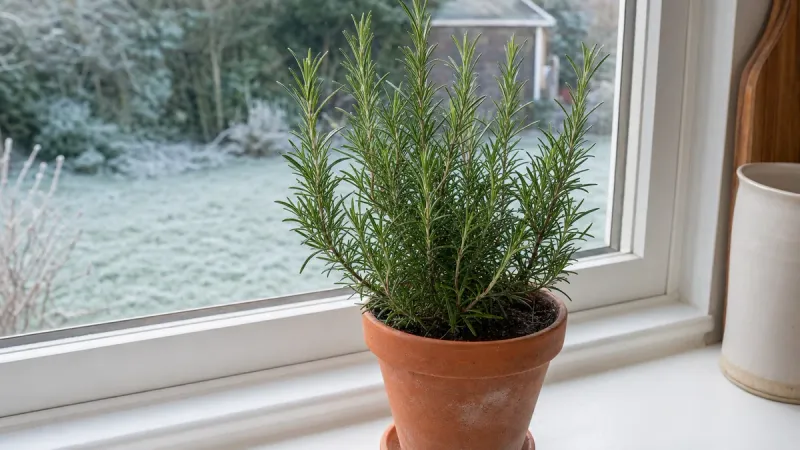 Rosemary: A Sunny, Sheltered Wall Outdoors Rosemary: A Sunny, Sheltered Wall Outdoors