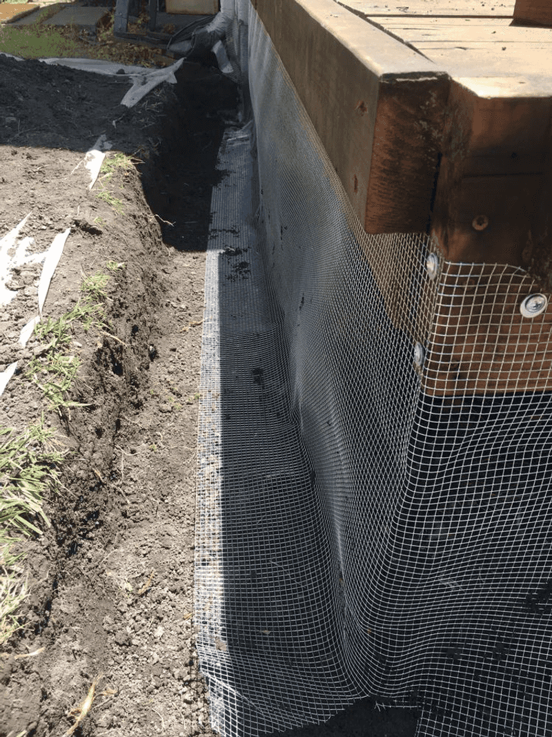 Seal Off Burrow Spots Under Decks and Sheds