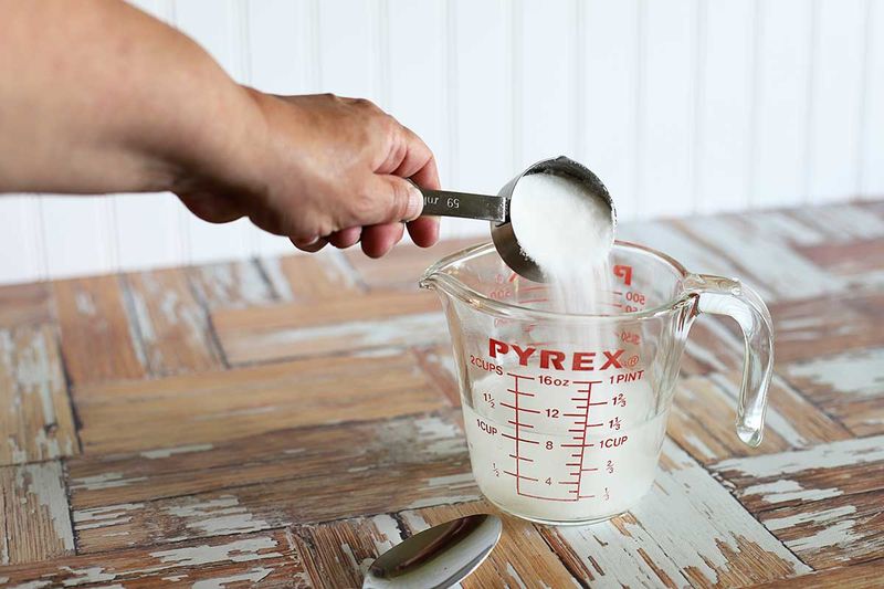 The reliable home recipe is one part sugar to four parts water