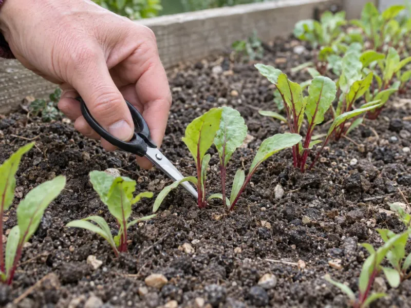 Thin crowded rows to reduce ongoing competition Thin crowded rows to reduce ongoing competition
