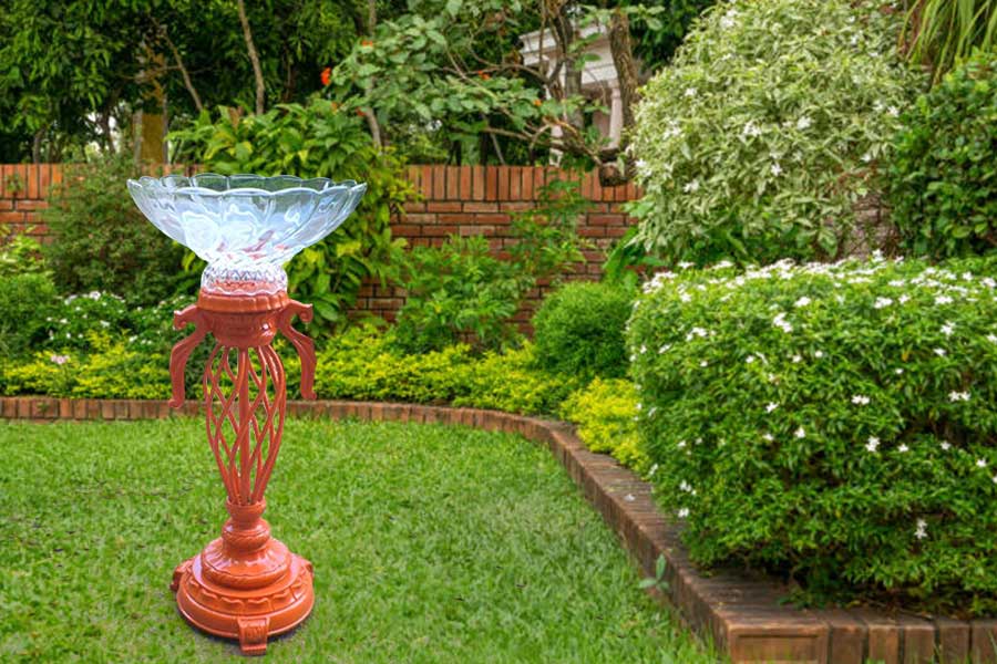 Upcycled Glass Lamp Shade Bowl
