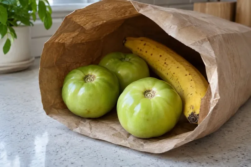 Use a banana only if you want to speed ripening Use a banana only if you want to speed ripening