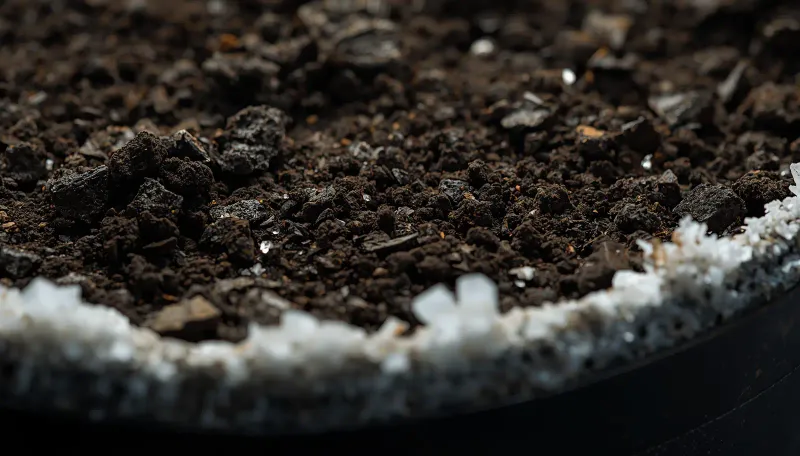 Use a salt crust as a clue, not a diagnosis