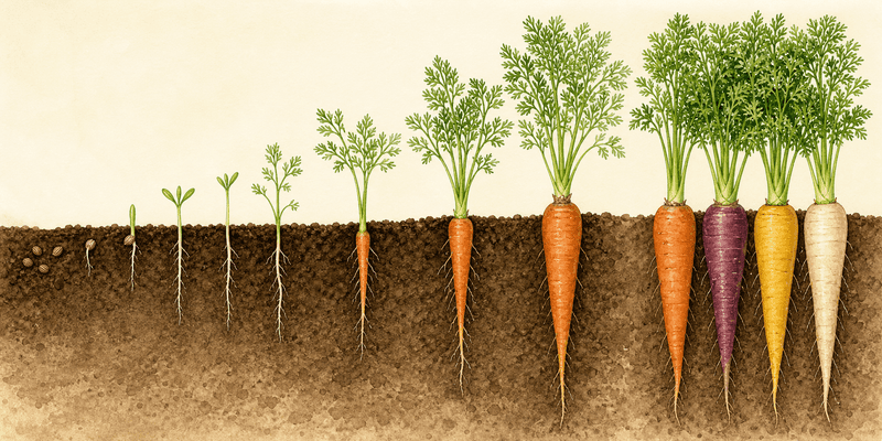 Use regional planting windows for fall carrots
