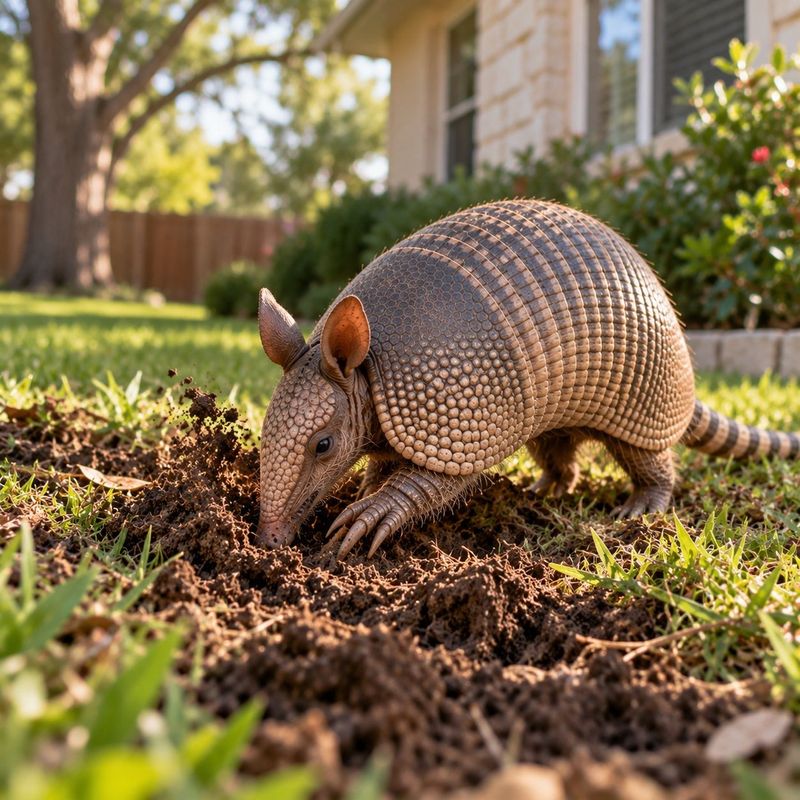 What armadillos find beneath the turf What armadillos find beneath the turf