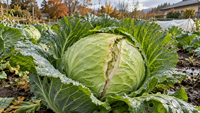 Why heavy rain can split mature cabbage