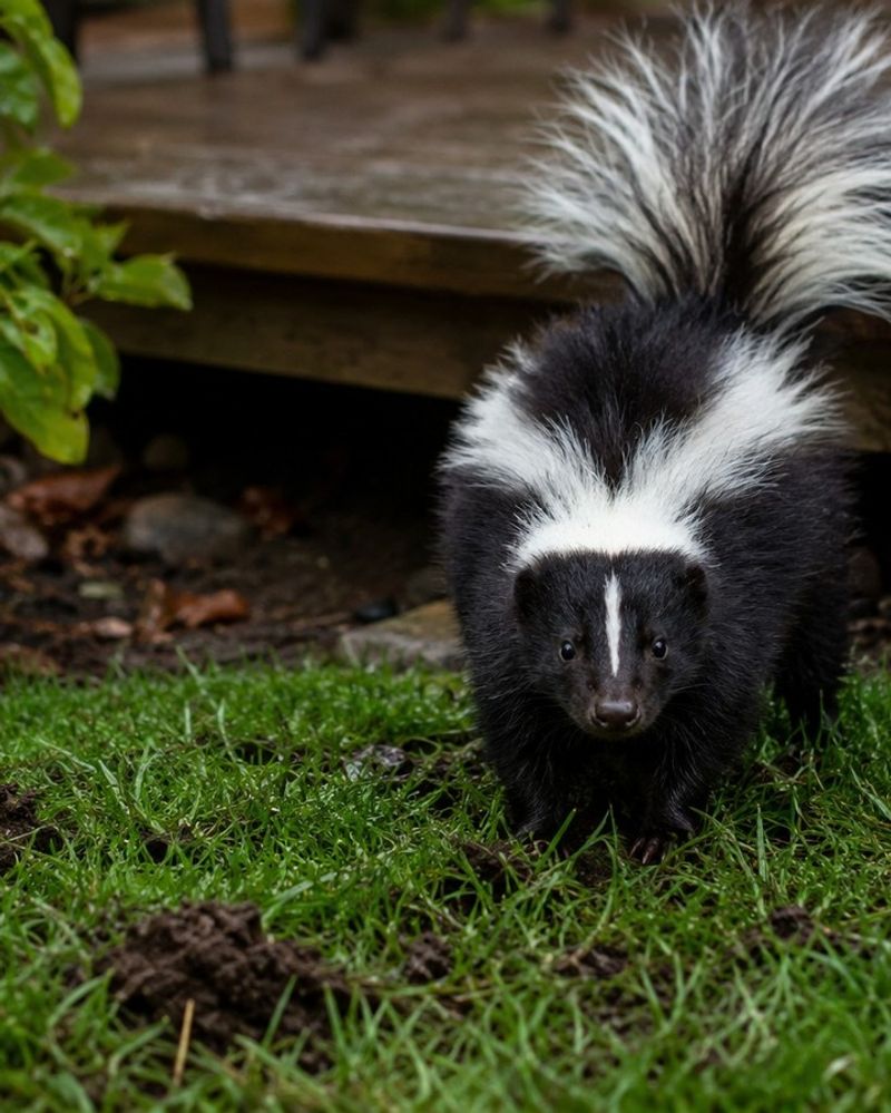 Why might a lawn keep drawing a nighttime visitor? Why might a lawn keep drawing a nighttime visitor?