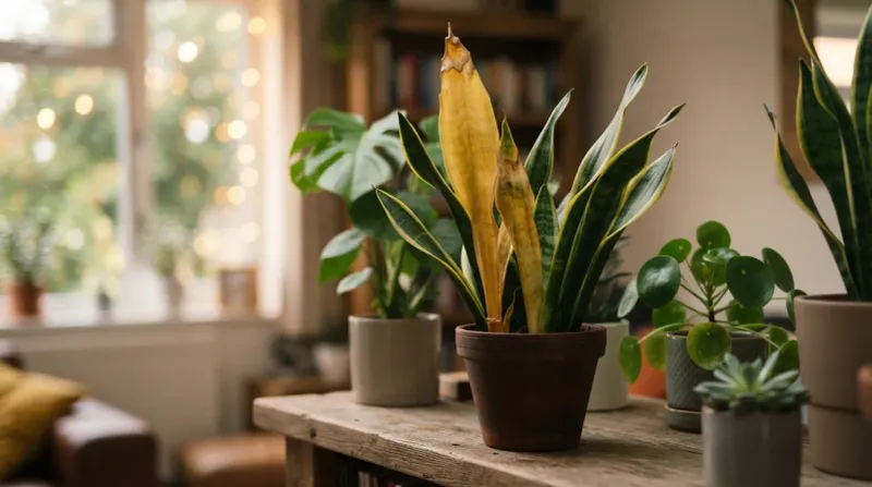 Yellow or soft leaves do not give a diagnosis on their own