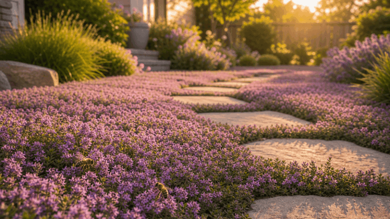 Creeping Thyme for a Weedy Fence-Line Patch: A Groundcover Worth Trying in the Right Spot