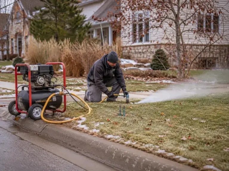 Drain Hoses and Sprinklers Before Freezing Weather Is Forecast to Lower Winter Damage Risk