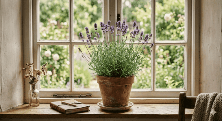 Is your potted lavender sitting in soggy mix this winter? Check the pot’s drainage first