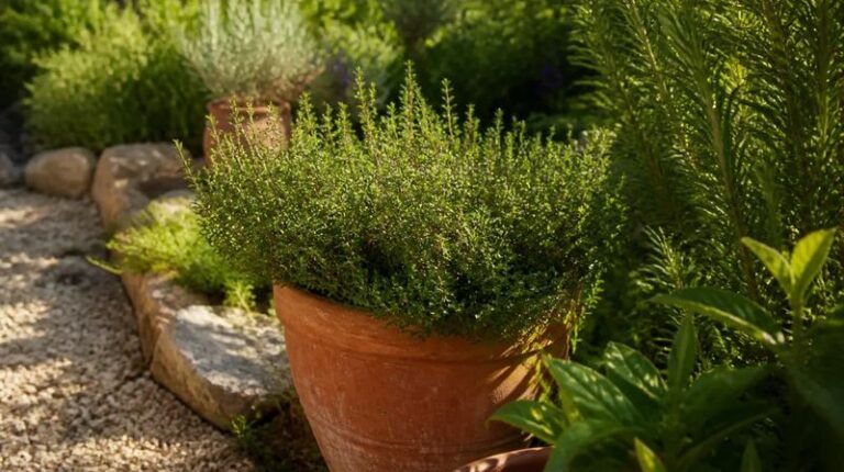 Rosemary, thyme and oregano in pots need a different winter spot than your basil, and here’s where each one goes