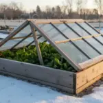 Overwintered lettuce in a cold frame wilts on sunny afternoons because you forgot to crack the lid